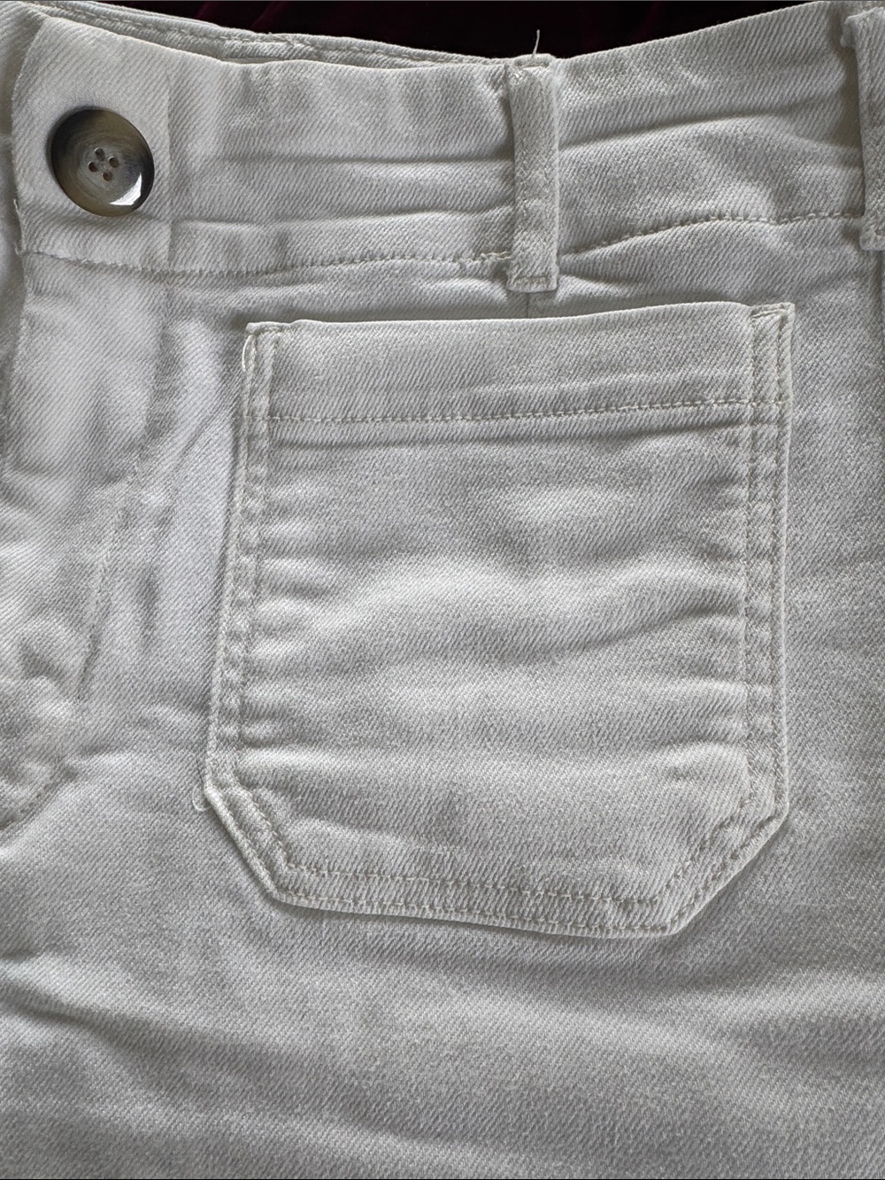Collette White crop jeans by Maeve Size 29 High-Rise Wide leg - Picture 4 of 9
